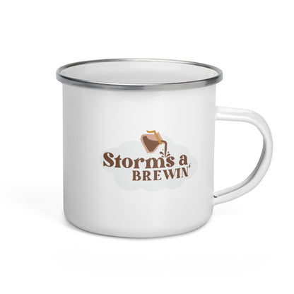 STORM’S A BREWIN | Enamel Mug