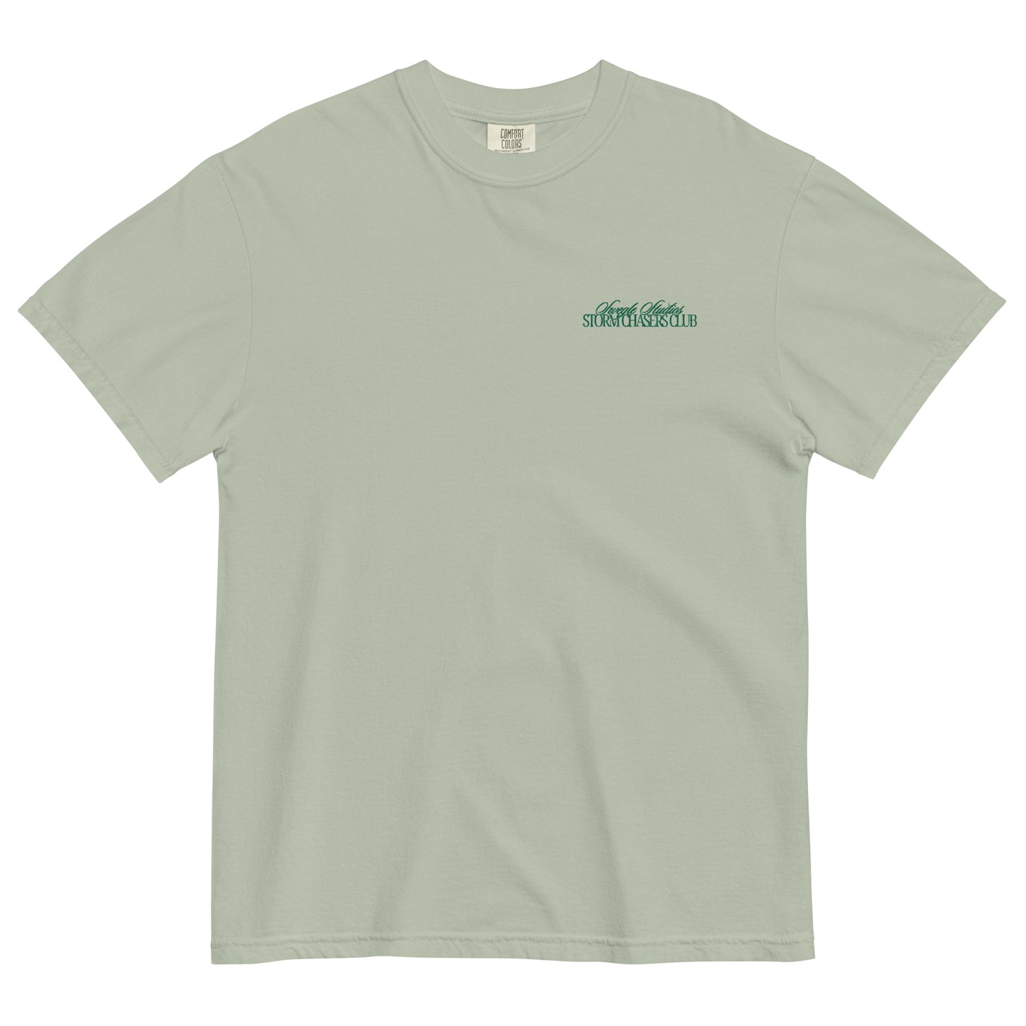 STORM CHASER CLUB | Embroidered Unisex garment-dyed heavyweight t-shirt