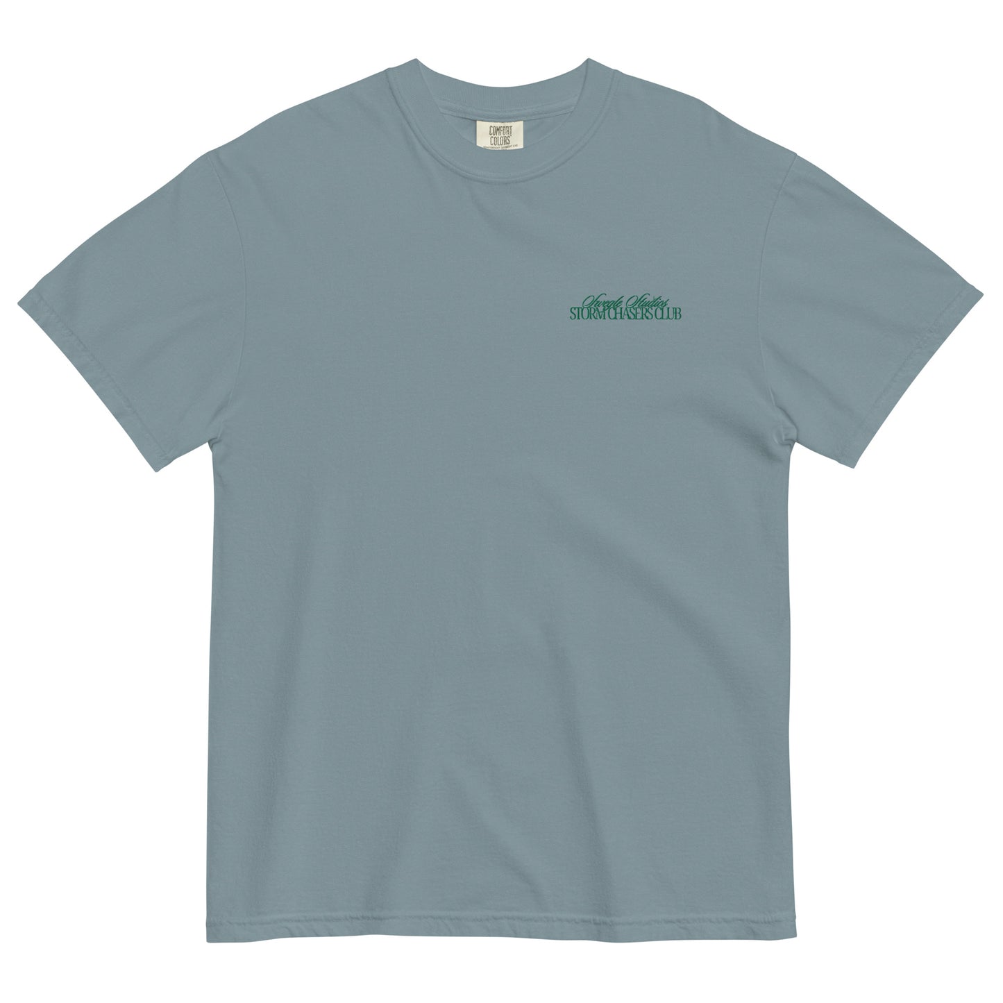 STORM CHASER CLUB | Embroidered Unisex garment-dyed heavyweight t-shirt